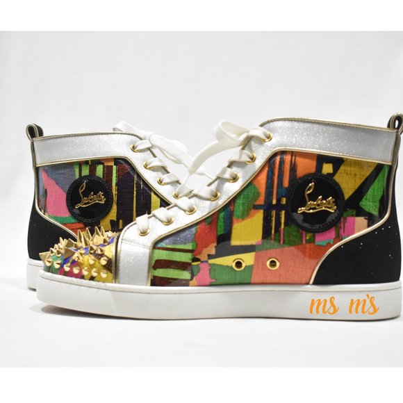 NIB Christian Louboutin Spiked High Top Sneaker main image 6